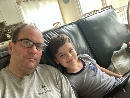 Dad and JB Selfie